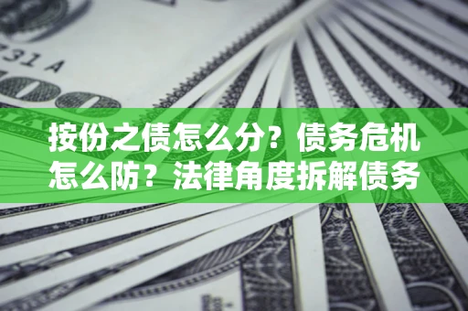 北京按份之债怎么分？债务危机怎么防？法律角度拆解债务分配与风险自保指南