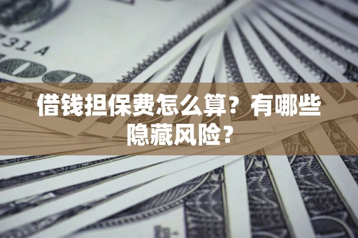 北京借钱担保费怎么算？有哪些隐藏风险？