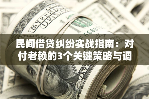北京民间借贷纠纷实战指南：对付老赖的3个关键策略与调解盲区解析